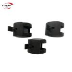 Plastic 40mm 50mm Flower Pot Wheels Red Plant Pot Caddy Wheels