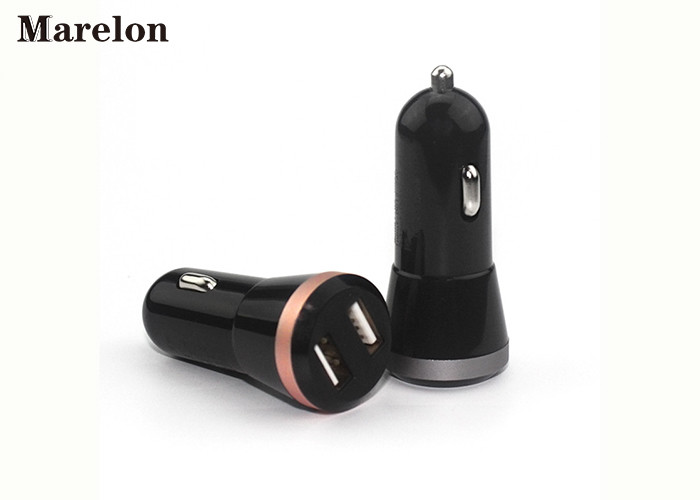 Portable Mini USB Car Charger Dual USB Port For Mobile Phone Charging