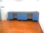 Modern Colorful Steel / Wood Lab Bench Modular Laboratory Furniture