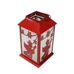 anti rust 140*140*245mm metal Christmas Hurricane Lamp Windproof For Decoration