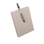 140x210MM Custom Hardcover Journal nature ivory paper soft touch cotton fabric