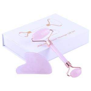 Wholesale Pink Face Massager Roller , Jade Massager Roller OEM ODM Service from china suppliers