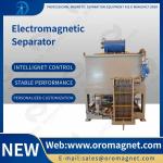Automatic Oil - Cooling Electromagnetic Slurry Separator , Magnetic Ore