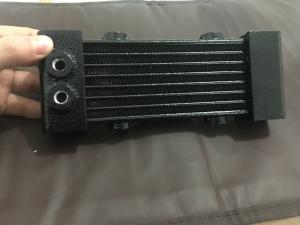 Wholesale Aluminum Tube Fin motorcycle transmission engine oil cooler with aluminium finned tubes from china suppliers