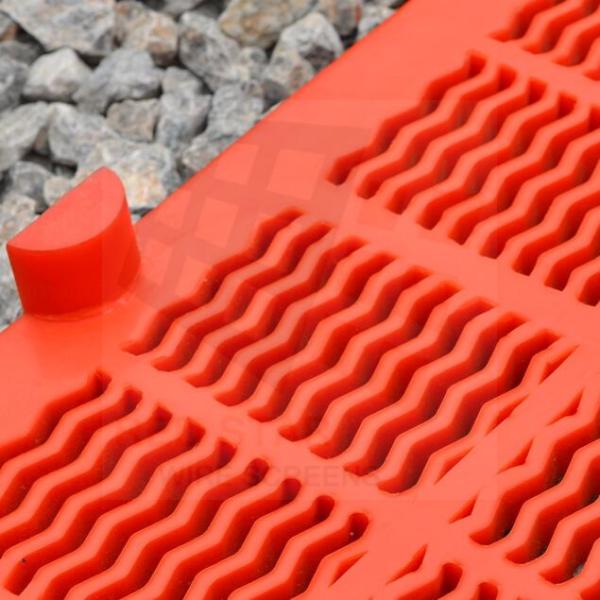 Stable Performance Pu Screen Panel Cross Tension Low Noise Mats Easy Installation