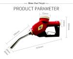 R9LCD Display Fuel Gauge Fuel Petrol Diesel Fuel Nozzle 420*280*110mm