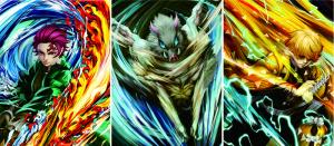 Wholesale Demon Slayer Flip Change Anime 3D Lenticular Poster from china suppliers