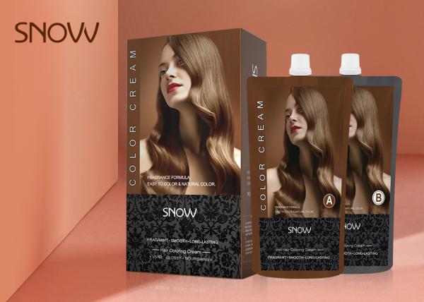Ammonia Free Beige Blonde Hair Color Natural Herbal Hair Dye 450ml*2 For