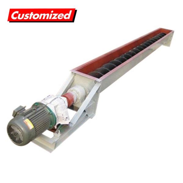 2024 U-Shaped Steel Screw Auger Conveyor with Motor Bearing Gear Provided After