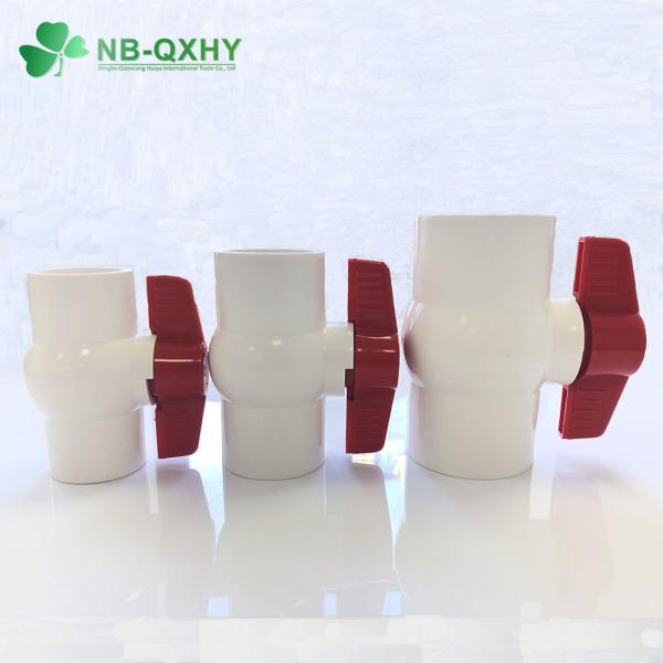 Customizable High Thickness PVC Ball Valve Plastic Water Valve for Blow-Down
