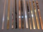 Mirror nickel silver colored stainless steel trim L shape trim strips