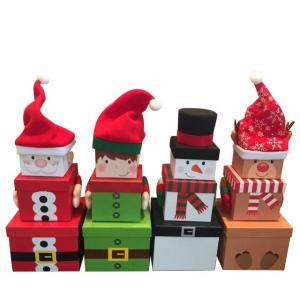 Wholesale Recyclable Wholesale Custom logo printing Christmas scarf glove gift packaging box for kids from china suppliers