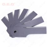 Carbide Agricultural Wear Parts Inserts Cast Steel Body HRA 90-91