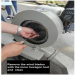 Wind Blade Road Blowing 6.5HP Honda Engine Road Marking Equipment
