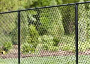Wholesale 30mm-60mm Mesh 5ft Black Chain Link Fence 6 Ft Vinyl Coated from china suppliers
