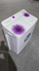 Wholesale Plastic Semi Automatic 8.5kg Home Washing Machine With Glass Lid 775 * 448 * 922 from china suppliers