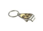 Epoxy Doming Metal Wine Bottle Opener Vintage Keychain Zinc Alloy