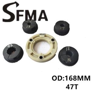 Wholesale Coupling 168mm Spline Connection Plate 47T Excavator Accessories from china suppliers