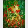 Buy cheap Colorful Abstract Floral Painting Hand - Painted With Texture Customized Size Or from wholesalers