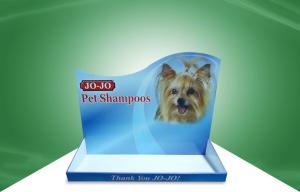 Wholesale Advertisment Countertop Cardboard Display Stands / Paper Display Tray for Pet Shampoo from china suppliers