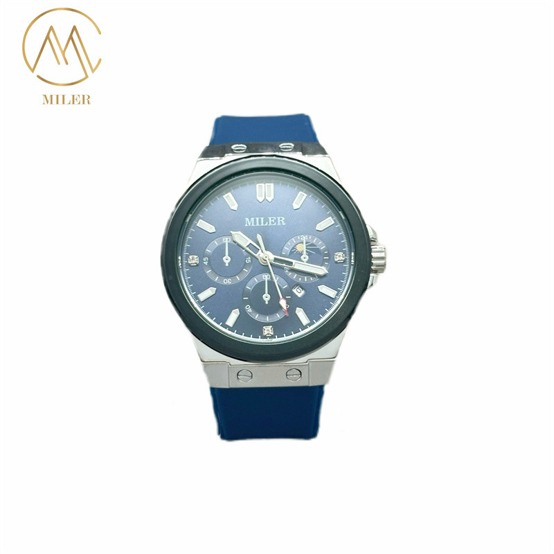 30ATM Water Resistant Classic Wrist Watches Mineral Dial Date Display Luminous Hands Watch