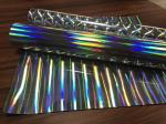 PET / BOPP Holographic Lamination Film / Metallized PET Film For Packaging