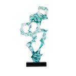 Fiberglass Abstract Resin Table Sculpture Decorative Art Craft