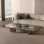 Stainless Steel Tempered Glass Tea Table Rectangle Table Top Glass