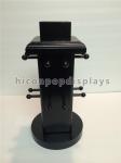 Black Painted Countertop MDF Display Stand Rotating For Hanging Jewelry