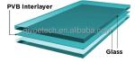 Fine Polished Edge French Green Hollow Laminated Safety Glass for Staircase