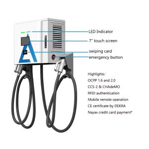 Wholesale CE Approved Commercial DC EV Charging Station 30KW 60KW With IEC 61851-23 from china suppliers