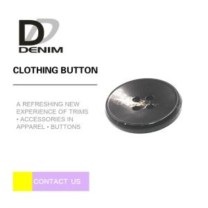 Wholesale Custom Logo Black ing Buttons 4 Holes For Baby Clothing / Shirt from china suppliers