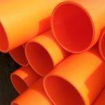 HDPE Solid Wall Cable Protection Tubes Sleeve 110mm CPVC MPP Threading