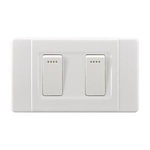 Wholesale Universal Household 2 Gang 2 Way Switch Over Current Protection Durable And Safe from china suppliers
