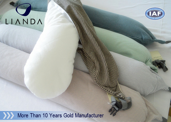 Soft Plush Microbeads Memory Foam Pillows With 100% Polyester Fleece Material , CE SGS