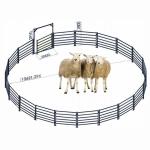 Steel 66.52 Square Feet Folding Animal Temporary Yard Fencing For Dogs