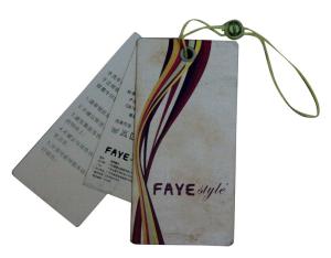 Wholesale Recycle Paper Clothing Hang Tags For Jeans / Garments 3.2cm x 8cm from china suppliers