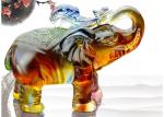 High End Home Decorations Crafts Elephants Figurine Statue For Office / Home