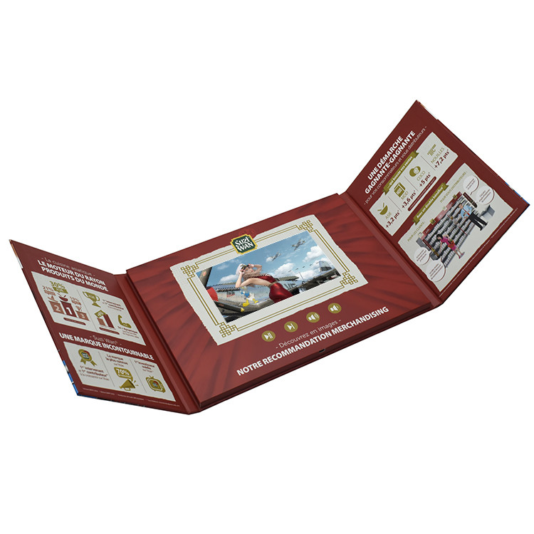 Digital lcd screen video brochures lcd books video booklet 10 inch 7 inch 5 inch 4.3 inch 2.4 inch