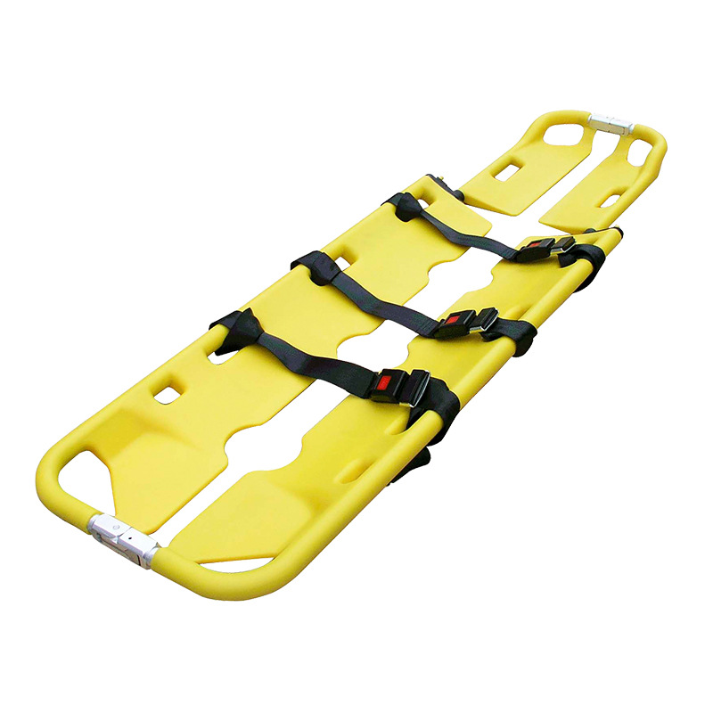 7kg ,162cm Aluminum Folding Stretcher Multifunctional Medical Lightweight Portable Folding Scoop Stretcher