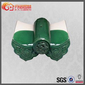 Wholesale Chinese glazed green roof tiles for garden gazebo from china suppliers