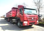 Transport Side Heavy Duty 3 Axle Dump Semi Trailer