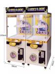 Arcade Crane Mini Claw Vending Machine Clip Sticker Card Clamp
