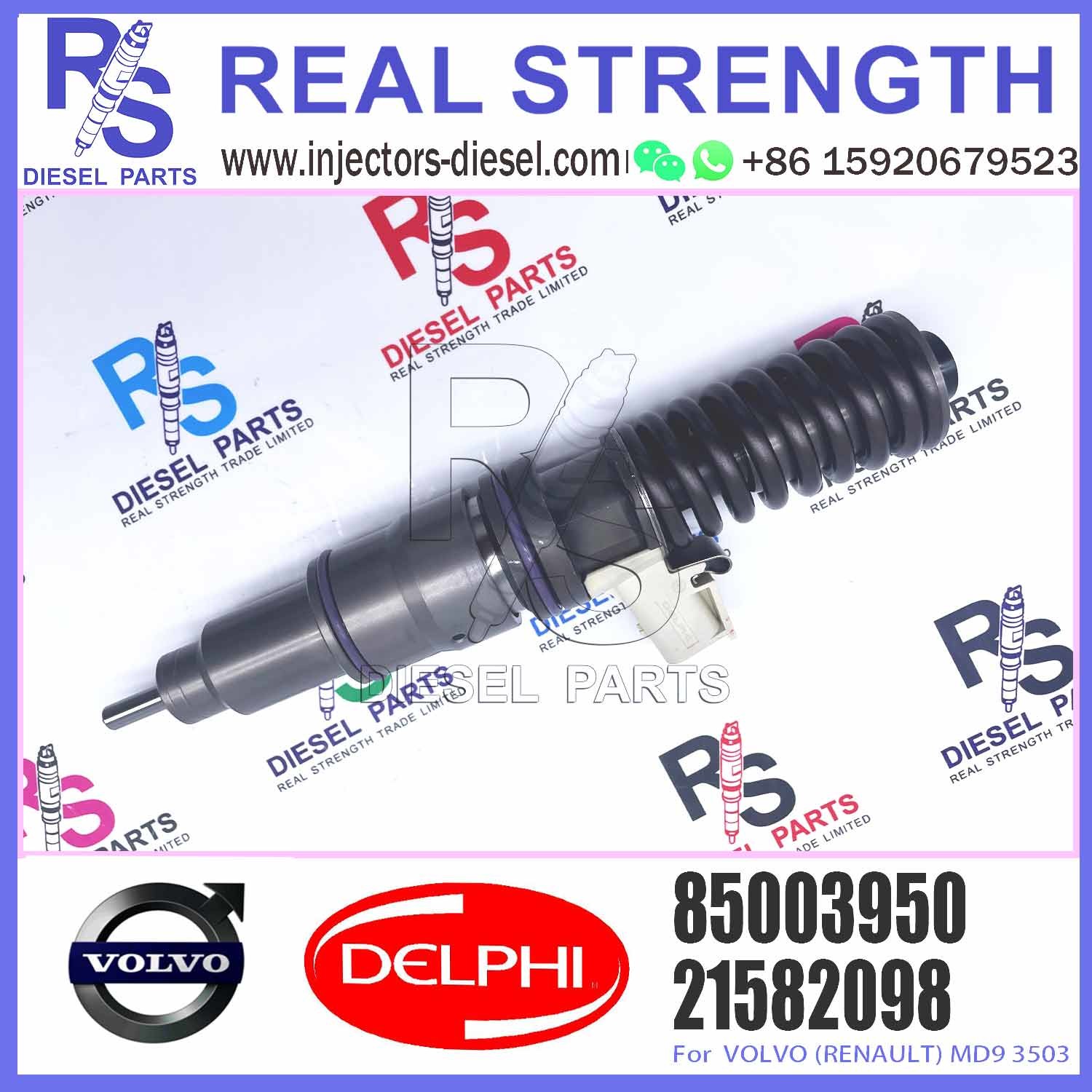 Diesel Fuel Injector BEBE4D11001 BEBE4D11101 BEBE4D11201 BEBE4D36001 BEBE4D41001 85003950 E3.18 for VOL-VO D16 3145