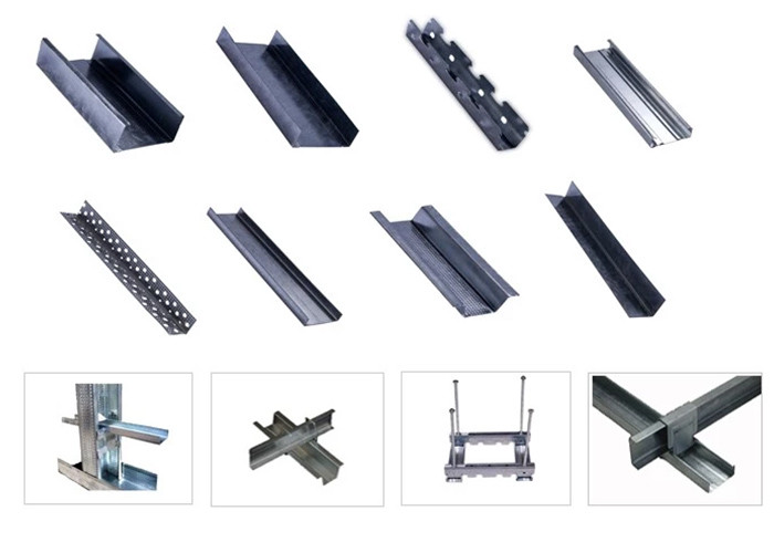 Light Gauge Steel Keel Frame Profile Roll Forming Machine