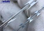 Galvanized Steel Barbed Concertina Wire Coil BTO-22 450MM OEM