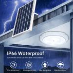 18W LED Ceiling Light 2835 Indoor / Outdoor Solar Powered LED Ceiling Lights