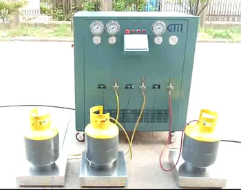 Freon R410A Gas Charging Filling Machine Refrigerant Charging Station