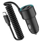 Type C USB Car Charger 12V Portable PPS Car Charger Smart Charging Travel
