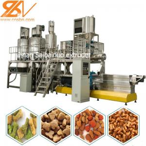 Wholesale Puffing Snack Dog Food Extruder Machinery Plant Siemens Motor Screw Conveyor from china suppliers